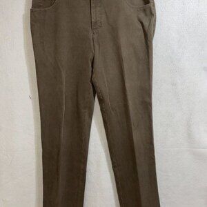 Meyer Diego Men's‎ Brown Straight Leg Flat Front Stretch Chinos Pants Size 40x33